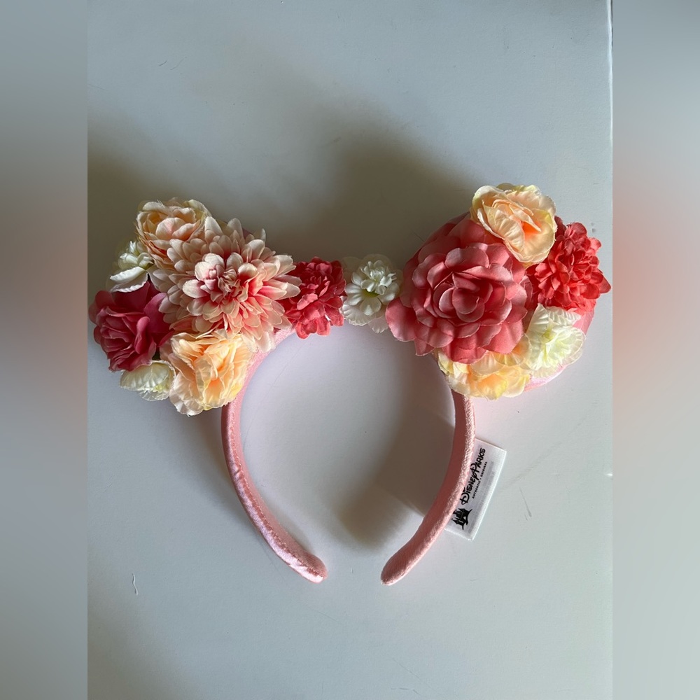 Disney Parks Floral Minnie Mouse Headband